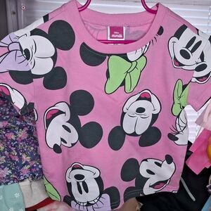 Pink Mickey Mouse T-Shirt